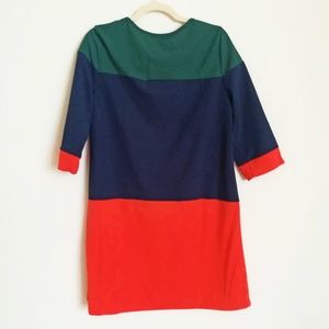 NWOT - Colorblock Shift Dress M